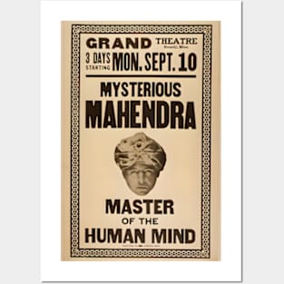 Mysterious Mahendra - Master of the Human Mind! Posters and Art